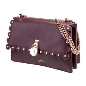 Leather shoulder Burgundy TED BAKER Bag
